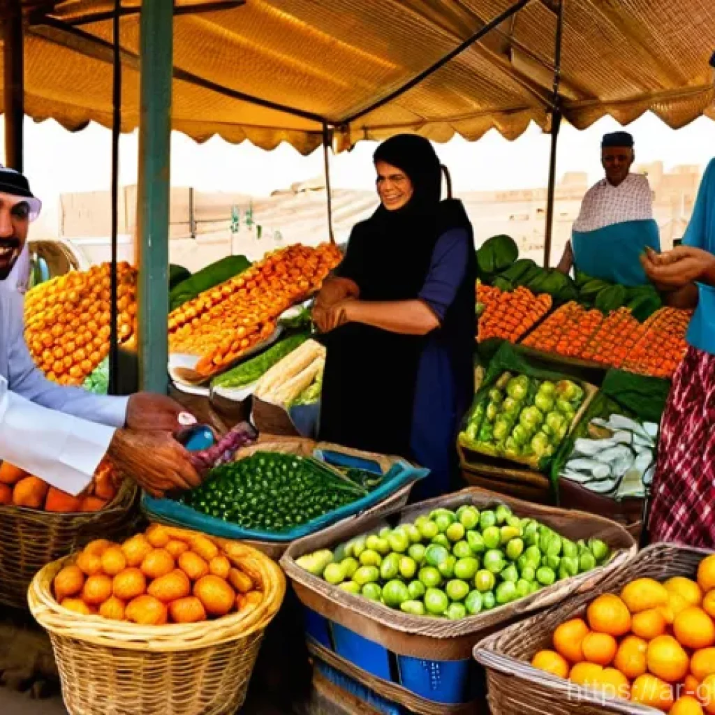 글로벌브릿지와 국제 재정 지원 - **Prompt 1: Direct Cash Assistance and Dignity**
"A vibrant, bustling open-air market scene in a...