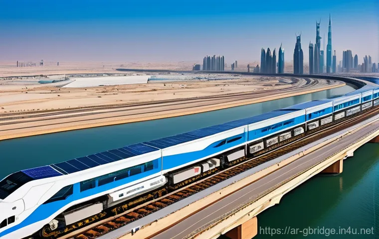 글로벌브릿지와 교역 협정 - **Image Prompt 1: The New Silk Road of the 21st Century**
A panoramic, high-angle shot showcasin...